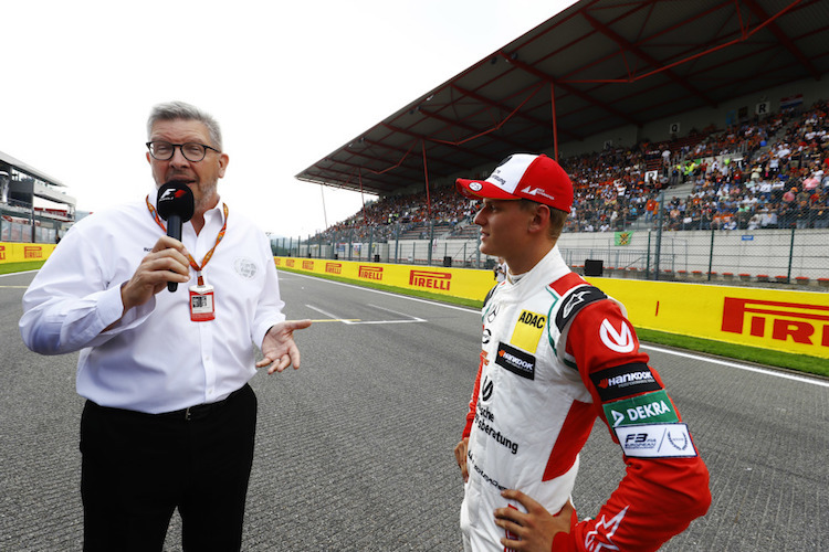 Ross Brown und Mick Schumacher