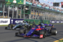 Valtteri Bottas mit flach gestelltem Heckflügel, Danii Kvyat mit geschlossenem Flügel