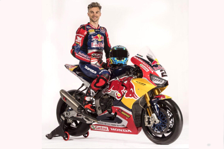 So wird Leon Camier auf der Red Bull Honda aussehen 