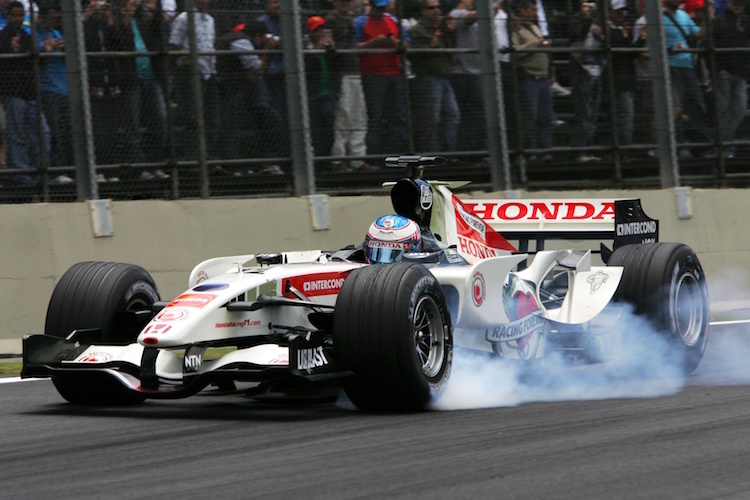 So fuhr Jenson Button 2006 mit seinem Honda RA106