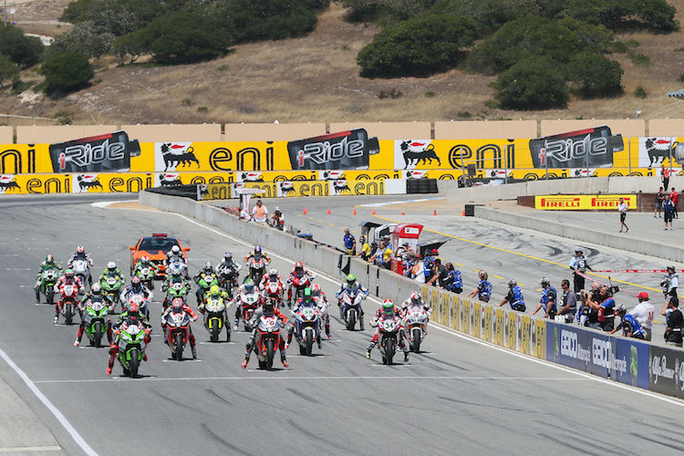 Laguna Seca: Einer der drei Rennstarts