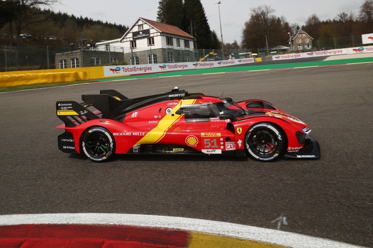 Der Ferrari 499P in Spa