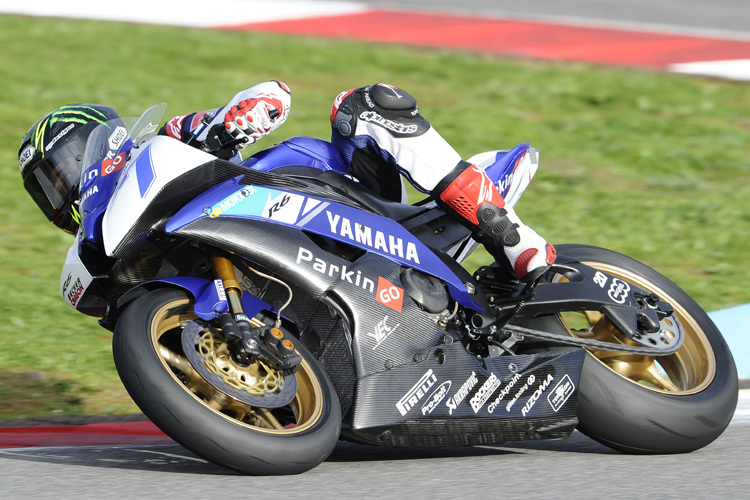 Chaz Davies (Yamaha) fuhr die zweitschnellste Zeit