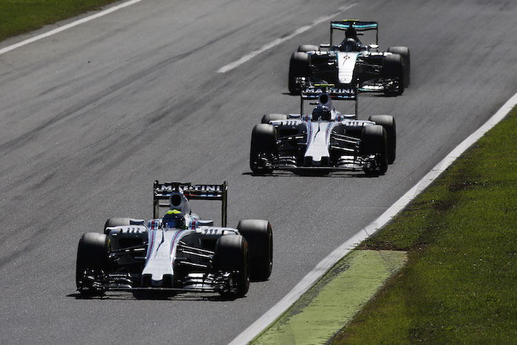 Massa vor Bottas und Rosberg