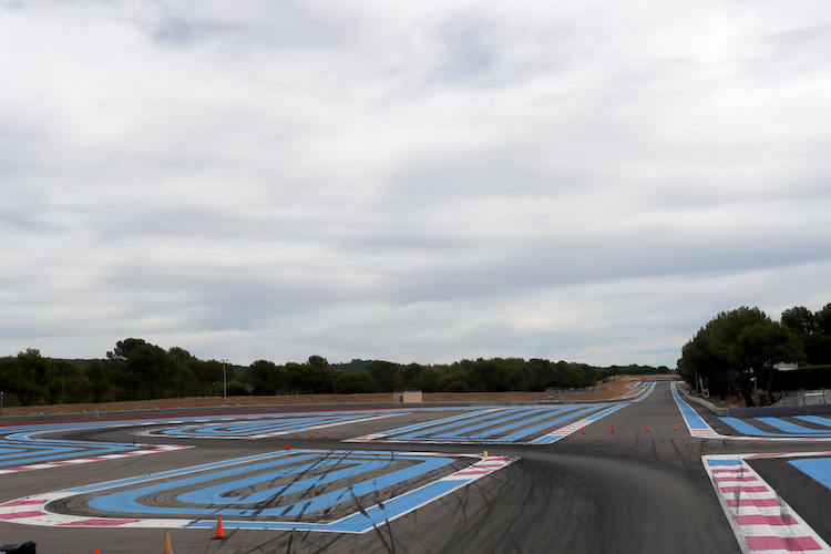 Le Castellet verfügt über weite Auslaufzonen