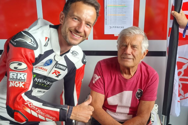 Max Neukirchner mit Giacomo Agostini