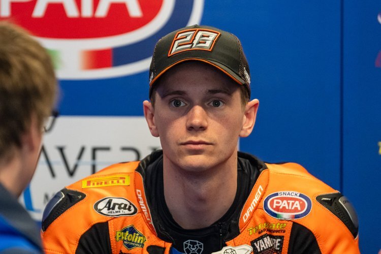 Glenn van Straalen hat sich ein gutes Motorrad für die Supersport-WM 2025 gesichert