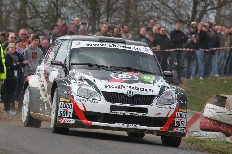 Mark Wallenwein im Skoda Fabia S2000