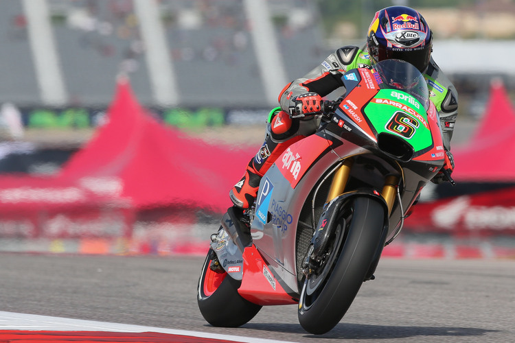 Stefan Bradl auf der Werks-Aprilia RS-GP 16