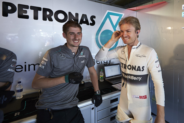 Nico Rosberg darf sich freuen