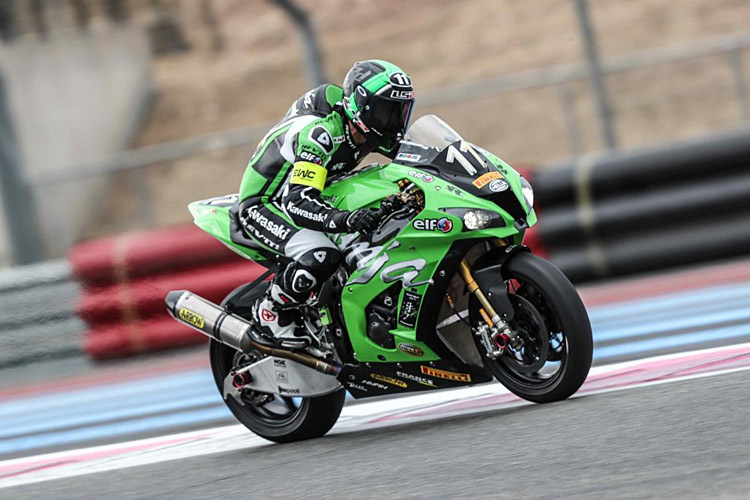 Seriensieger SRC Kawasaki (Randy de Puniet) geht von der Pole-Position in den Bol d'Or