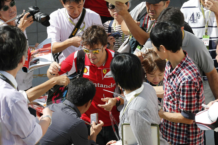 Fernando Alonso in Suzuka