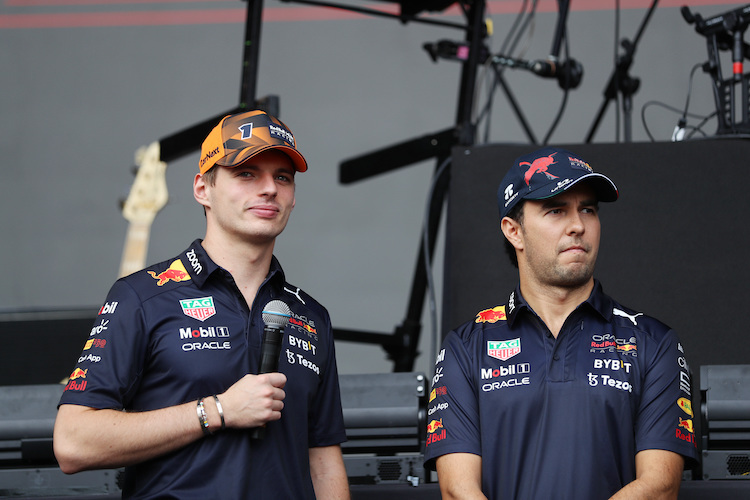 Max Verstappen und Sergio Pérez