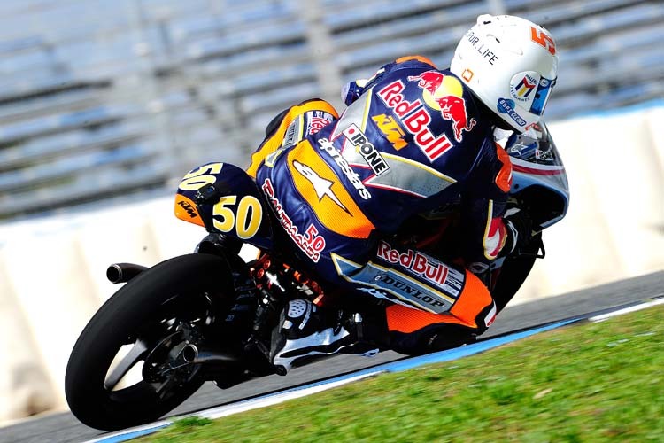 Lukas Trautmann beim Rookies-Test in Jerez