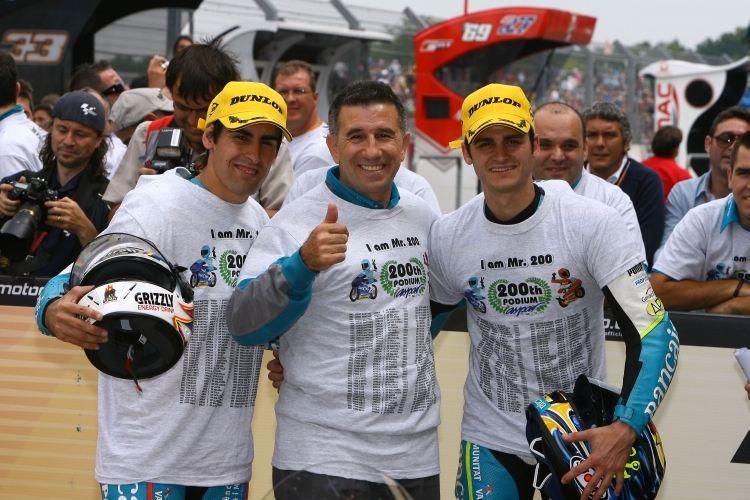 Julian Simon (li.), Martinez (m.) und Sergio Gadea
