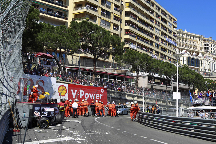 Chaos nach dem Crash von Maldonado