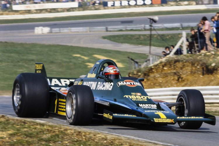 Mario Andretti im Lotus 80