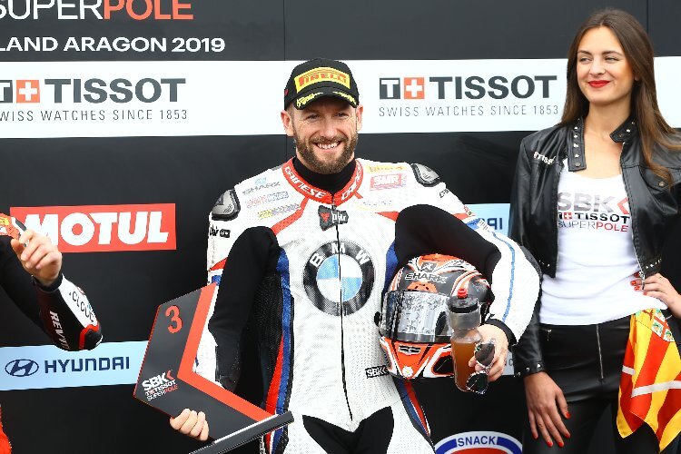 Tom Sykes holte sich in Aragon die Trophäe für Startplatz 3 in der Superpole 