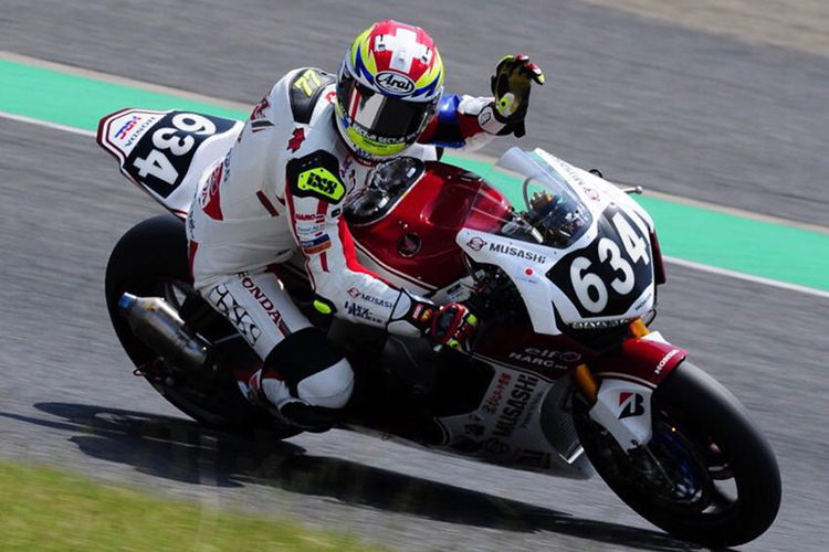 Dominique Aegerter in Suzuka