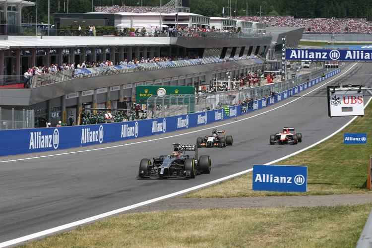 Red Bull-Ring: Die Formel 1 kehrte bereits 2014 in die Steiermark zurück