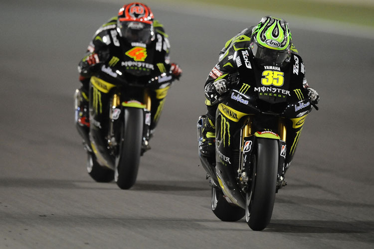 Cal Crutchlow vor Teamkollege Andrea Dovizioso