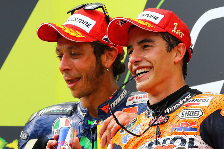 Rossi mit Nachfolger Márquez
