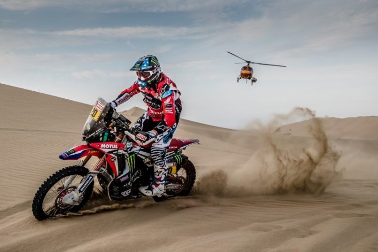 Kevin Benavides machte bei der Dakar 2018 bisher alles richtig