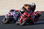 Jorge Martin (89) folgte Pecco Bagnaia (1) rundenlang