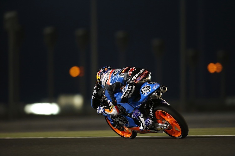 Honda-Ass Alex Marquez unter Flutlicht in Katar