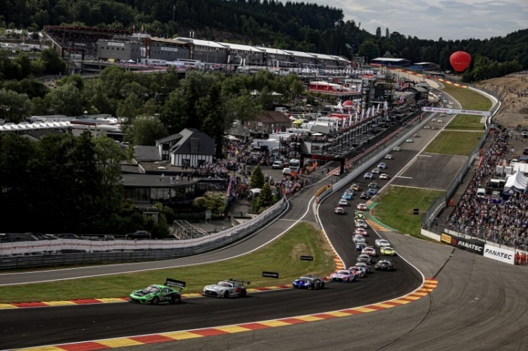 Der Start zu den 24h Spa 2022