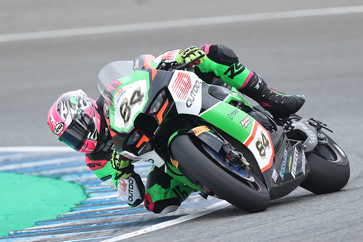 Loris Cresson auf der Pedercini-Kawasaki