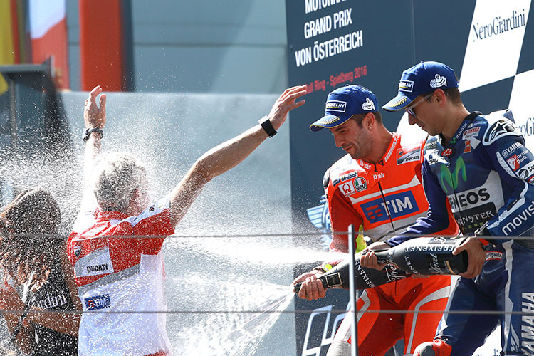 2016 beendete Andrea Iannone auf dem Red Bull Ring die Durststrecke von Ducati