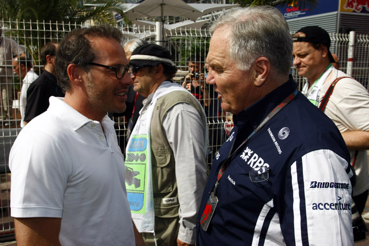 Villeneuve mit Patrick Head von Williams