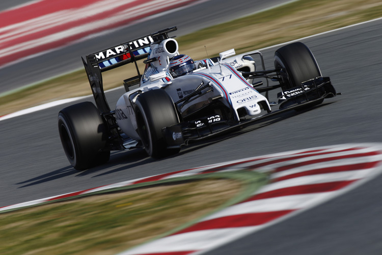 Valtteri Bottas ist im Williams heute Tagesschnellster