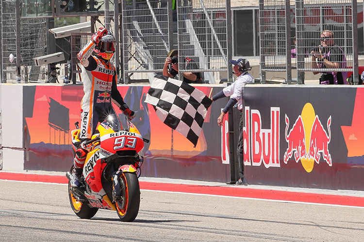 Marc Márquez siegte in Austin überlegen