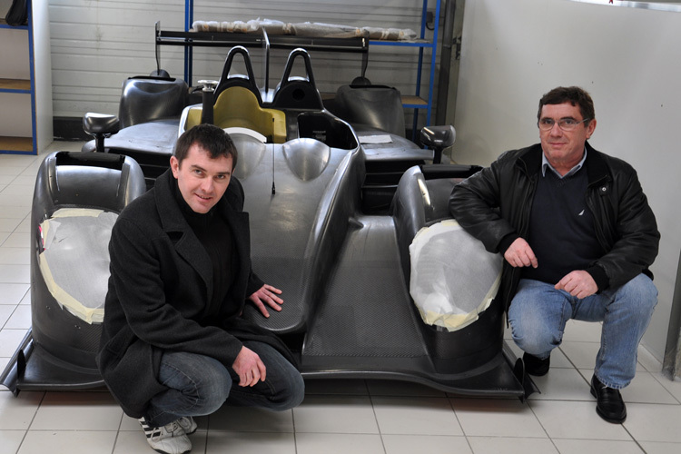 Julien und Claude Schell mit dem Morgan LMP2