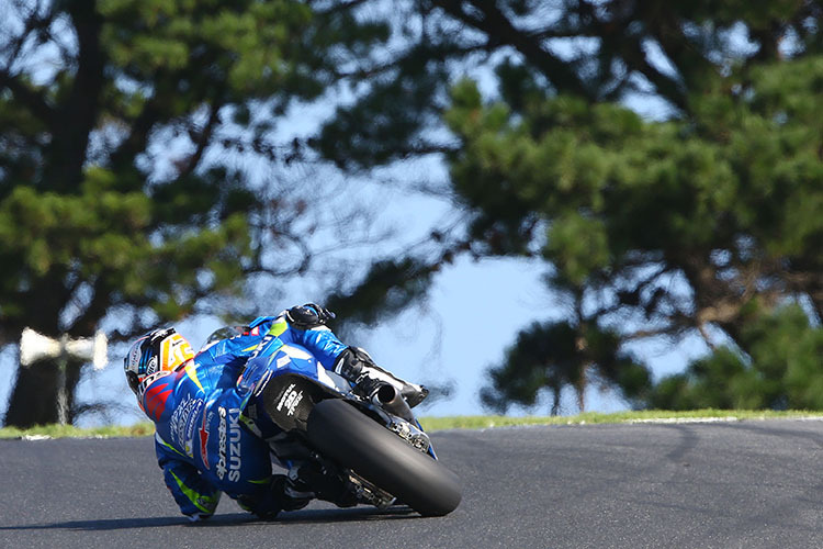 Alex Rins auf der Suzuki GSX-RR