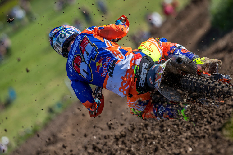 Jeffrey Herlings gewann den ersten Lauf in Matterley Basin