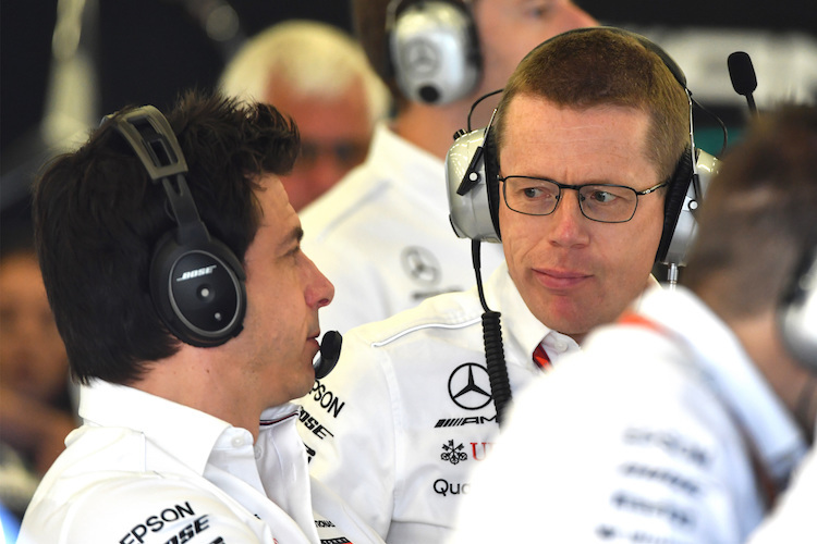 Toto Wolff und Andy Cowell