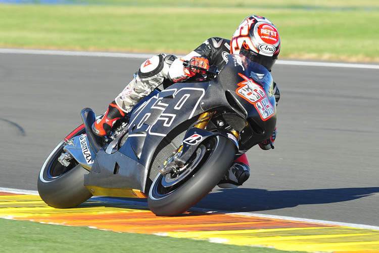 Valencia-Test: Nicky Hayden auf der Honda RCV1000R