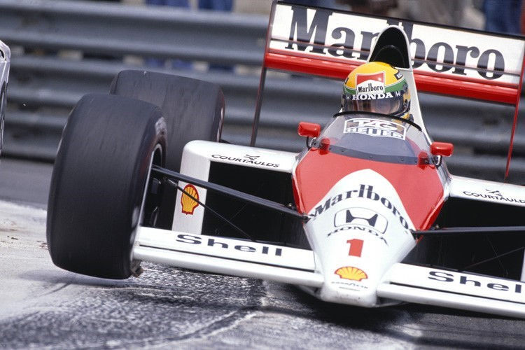Ayrton Senna im McLaren-Honda