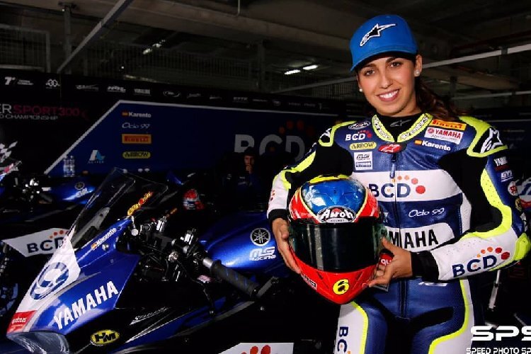 Maria Herrera ist ein neues, hübsches Gesicht in der Supersport-WM 2019