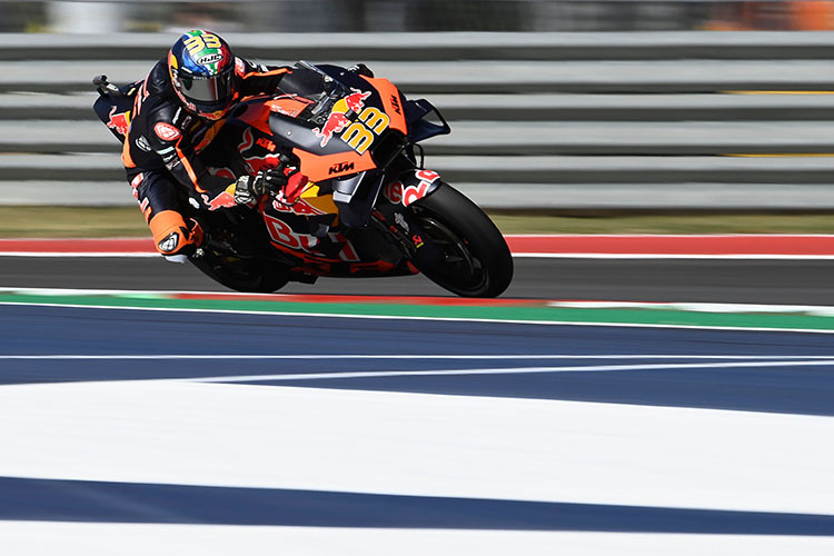 Brad Binder: Im Warm-up auf Platz 15