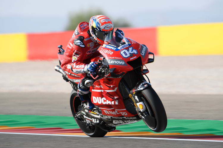 Andrea Dovizioso meldete sich in Aragón zurück