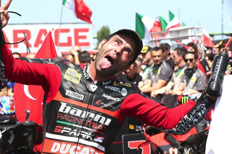 Danilo Petrucci war mit der Hitze in Misano überfordert
