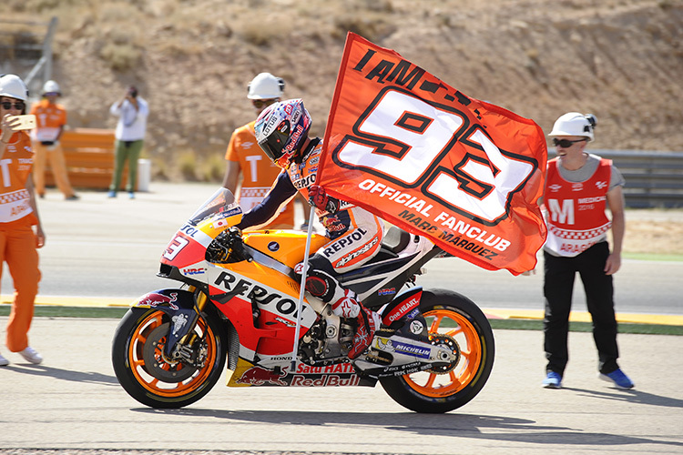 2016 siegte Marc Márquez in Aragón