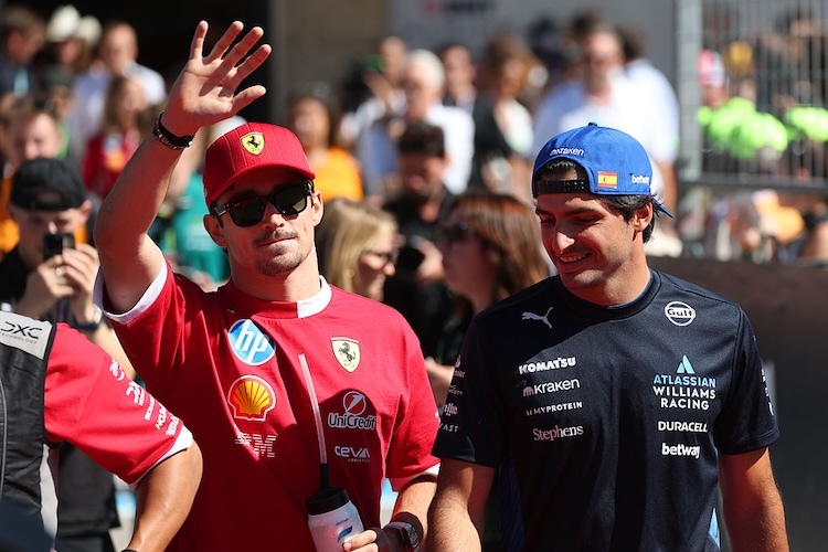 Charles Leclerc und Carlos Sainz