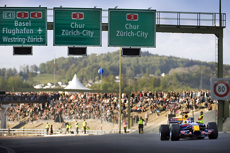 red bull auf autobahn