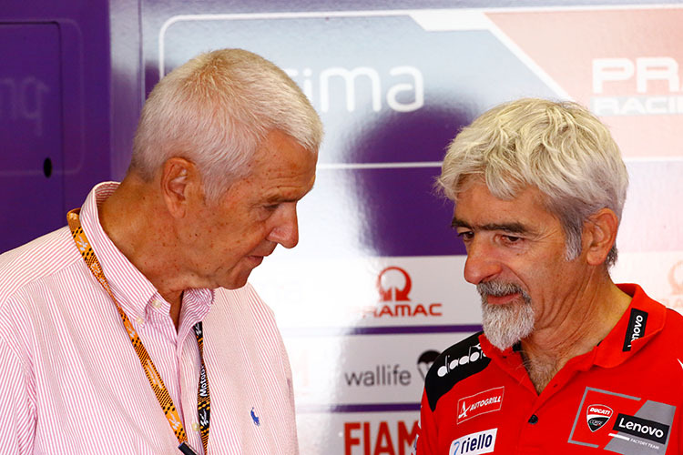 Gigi Dall'Igna in Misano im Gespräch mit Günther Wiesinger