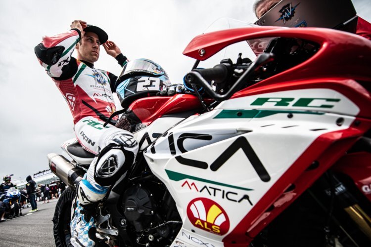 Marcel Schrötter bei seinem MV Agusta-Debüt auf Phillip Island 2022